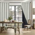 thumbnail image 1 of BRELIL Blackout Curtains, Polyester Pongee Rod-Pull Thermal Insulated Soundproof Drapes, Extra Wide 78.74 Inch Light Blocking Window Treatments for Living Room Bedroom Home Office, 1 of 6