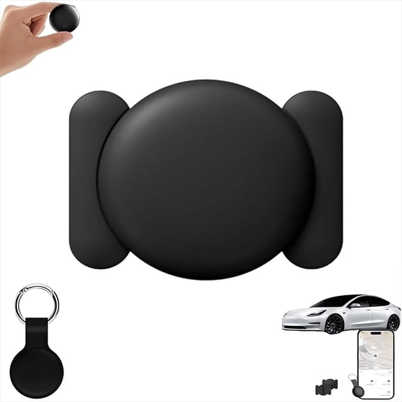 BRELIL Bluetooth Tracker, Global Locator Device Finder For Keys Bag Luggage, Portable Magnetic GPS Tracker For Car No Monthly Fee