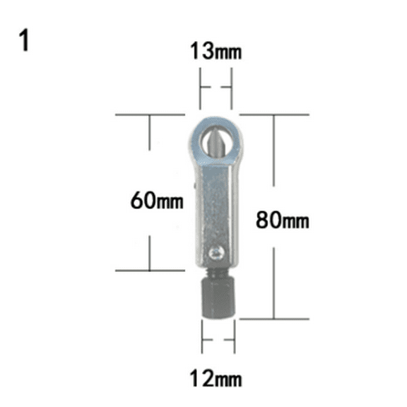 BRELIL Heavy Duty Nut Splitter, Manual Nut Breaker Tool and Rusted Nut Remover Extractor, Professional Nut Cutter for Stubborn Bolts, Nut Splitter Tool for Automotive Repair, Home Garage, Industrial