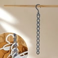 thumbnail image 1 of BRELIL Multi Functional Clothes Hanger, Space Saving Folding Hanging Rack For Closet, 10 Slot Garment Organizer For Shirts Pants Dormitory Home Bedroom Wardrobe Storage, 1 of 3