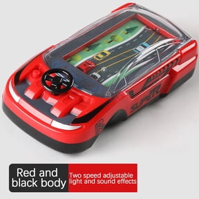 BRELIL Portable Racing Game Console, Handheld Video Game ForKids, Interactive Driving Simulator With Multiple Tracks And Cars, ElectronicToyFor BoysGirlsTravel Car Rides Indoor Play