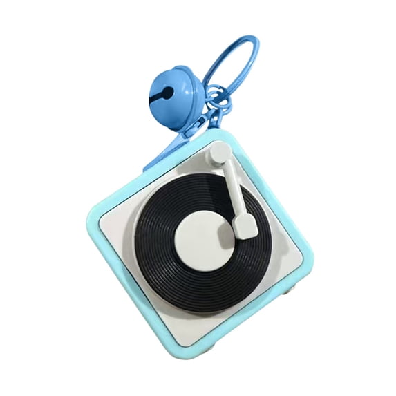 BRELIL Vintage Mini Cassette Player Keychain, Retro Tape Recorder Pendant For Music Playback, Portable Decorative Keychain Accessory For Gifts Backpack Keys Music Lovers