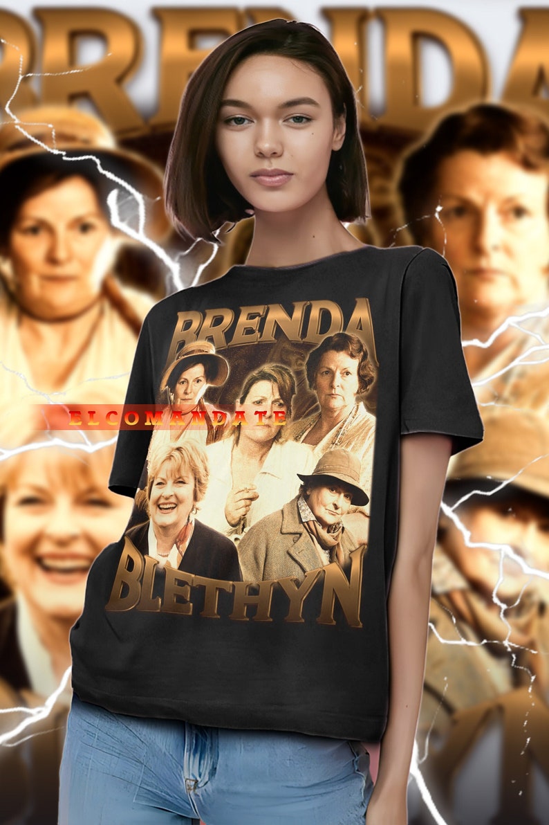 BRENDA BLETHYN Vintage Shirt, Brenda Blethyn Homage Tshirt, Brenda