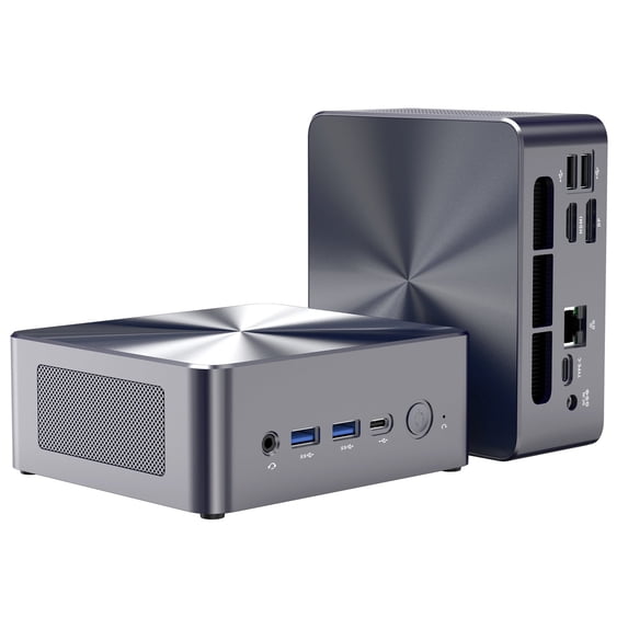 BRENUC N7A Mini Desktop PC, Intel Core i5-12600HX 8GB RAM, 512GB SSD, USB 3.2/Type-C/Wi-Fi 6/BT5.2/RJ45 2.5G/4K Triple Display Desktop PC