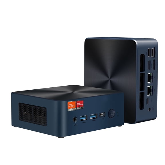 BRENUC N7P Desktop Computer Mini PC, AMD Ryzen 7 7840HS, 32GB DDR5 RAM 2TB SSD