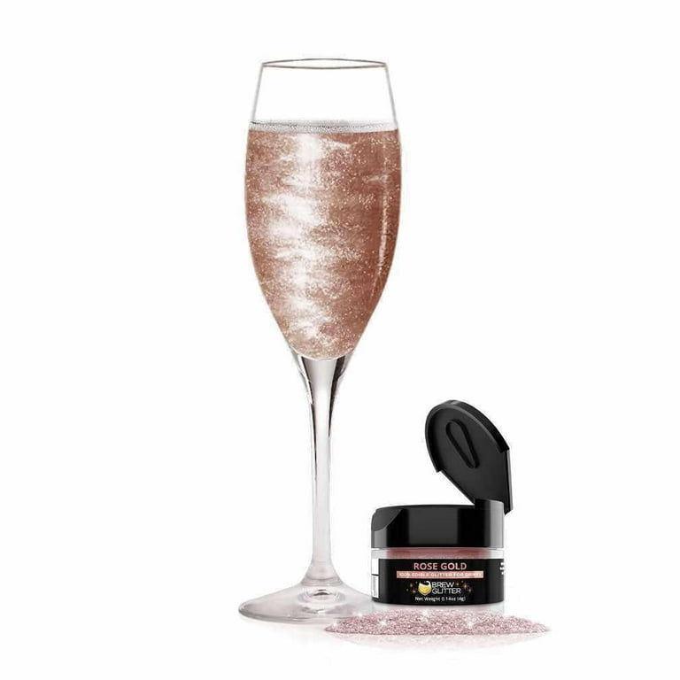 Edible Cocktail Glitter in Champagne Gold Edible Glitter Sparkle Drinks  Glitter for Drinks Shimmer Cocktails Beverage Sparkle Dust 