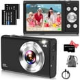 thumbnail image 1 of BREWENE Digital Camera 4K Autofocus Vlogging Camera for YouTube with 32GB Card,48MP UHD 16X Digital Zoom Point and Shoot Camera for Photography, 1 of 8