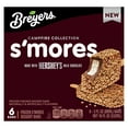 thumbnail image 1 of Breyers Campfire Collection S'mores Bar Ice Cream made with Hershey's milk chocolate 18 fl oz 6 Ct, 1 of 10