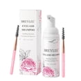 thumbnail image 1 of BREYLEE Rose Eyelash Extension Cleanser Shampoo Eyelash Extension Foam & Brushes Eyelid Cleanser for Makeup Remover, 1 of 7