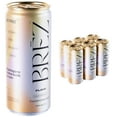 thumbnail image 1 of BREZ Flow Lion’s Mane Mushroom Drink | Non-Infused | Adaptogens | Relieving, Uplifting, and Social | Sparkling Lemon Elderflower Tonic 12 Fl oz pack of 6, 1 of 5