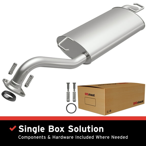 BRExhaust OE Replacement Exhaust System Kit 106-0060: Compatible with 2005-2008 Toyota Corolla 1.8L