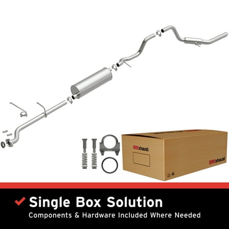 BRExhaust OE Replacement Exhaust System Kit 106-0088: Compatible with 2006-2010 Ford Explorer 4.0L, 2007-2010 Ford Explorer Sport Trac 4.0L, 2006-2010 Mercury Mountaineer 4.0L