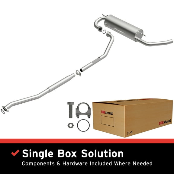 BRExhaust OE Replacement Exhaust System Kit 106-0286: Compatible with 1996-1997 Toyota RAV4 2.0L