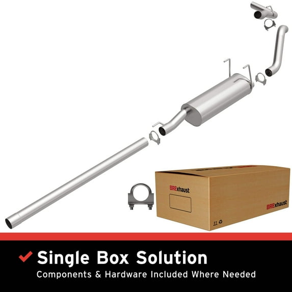 BRExhaust OE Replacement Exhaust System Kit 106-0454: Compatible with 2006-2007 Dodge Ram 1500 5.7L