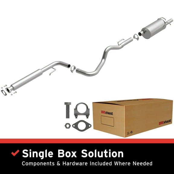 BRExhaust OE Replacement Exhaust System Kit 106-0019: Compatible with 2006-2011 Chevrolet HHR 2.2L, 2006-2011 Chevrolet HHR 2.4L