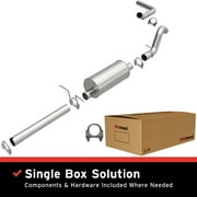 BRExhaust OE Replacement Exhaust System Kit 106-0212 Compatible with 1997-1999 Dodge Dakota 3.9L, 1997-1999 Dodge Dakota 5.2L