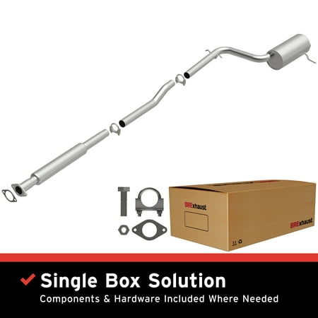 BRExhaust OE Replacement Exhaust System Kit 106-0213: Compatible with 2003-2006 Volvo XC90 2.5L, 2003-2005 Volvo XC90 2.9L