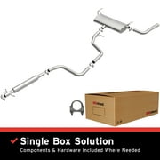 BRExhaust OE Replacement Exhaust System Kit 106-0259 Compatible with 2008-2012 Chevrolet Malibu 2.4L, 2008-2010 Chevrolet Malibu 3.5L, 2008-2009 Pontiac G6 2.4L, 2008-2009 Saturn Aura 2.4L