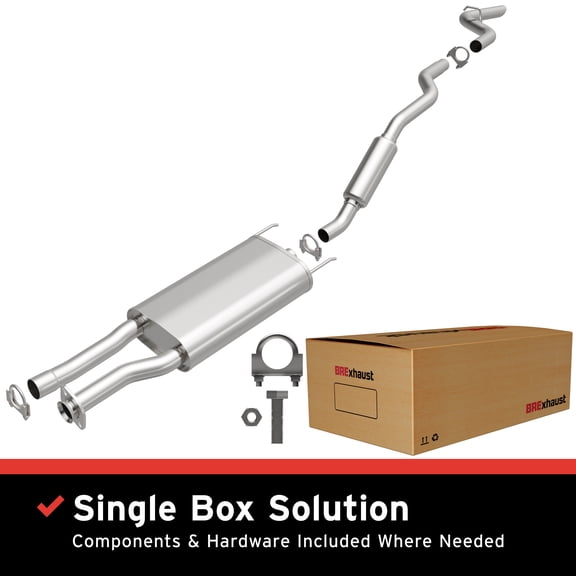 BRExhaust OE Replacement Exhaust System Kit 106-0260: Compatible with 1997-2000 Ford Explorer 4.0L, 1998-2000 Mercury Mountaineer 4.0L