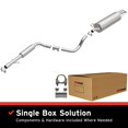 thumbnail image 1 of BRExhaust OE Replacement Exhaust System Kit 106-0311: Compatible with 2000-2005 Volkswagen Jetta 1.8L, 1999-2004 Volkswagen Jetta 2.8L, 1 of 8