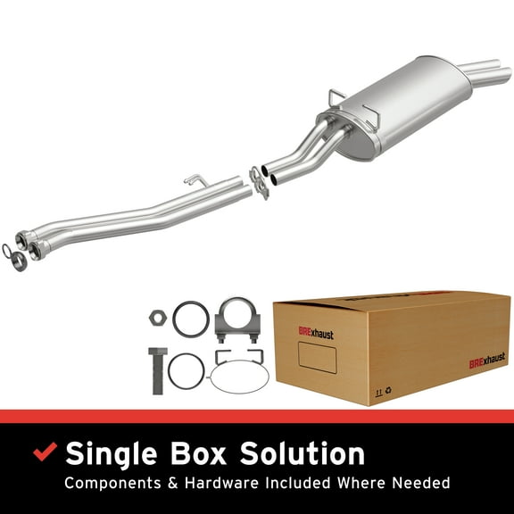 BRExhaust OE Replacement Exhaust System Kit 106-0316: Compatible with 1987-1993 BMW 325i 2.5L, 1988-1991 BMW 325iX 2.5L, 1987-1991 BMW 325is 2.5L