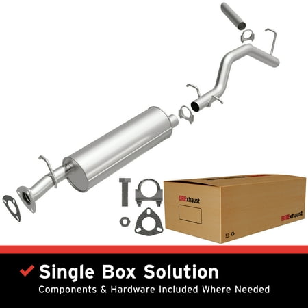 BRExhaust OE Replacement Exhaust System Kit 106-0417: Compatible with 1996-1999 Chevrolet Astro 4.3L, 1996-1999 GMC Safari 4.3L
