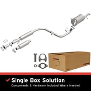 BRExhaust OE Replacement Exhaust System Kit 106-0446: Compatible with 2004-2008 Chevrolet Aveo 1.6L, 2005-2007 Pontiac Wave 1.6L