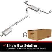 BRExhaust OE Replacement Exhaust System Kit 106-0447 Compatible with 2010-2012 Chevrolet Equinox 3.0L, 2013-2015 Chevrolet Equinox 3.6L, 2010-2012 GMC Terrain 3.0L, 2013-2015 GMC Terrain 3.6L