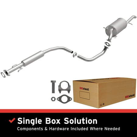BRExhaust OE Replacement Exhaust System Kit 106-0465: Compatible with 2009-2011 Chevrolet Aveo 1.6L
