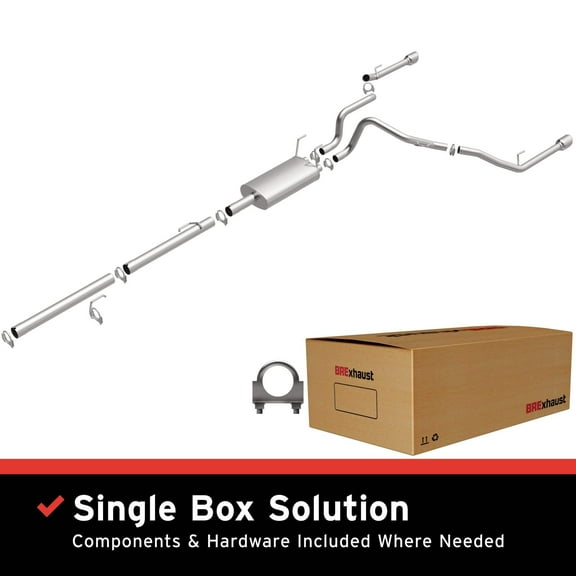 For Dodge Ram 1500 2009 BRExhaust Stock Replacement Exhaust Kit
