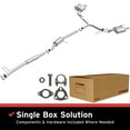 thumbnail image 1 of BRExhaust OE Replacement Exhaust System Kit 106-0555: Compatible with 2004-2008 Acura TL 3.2L, 1 of 5