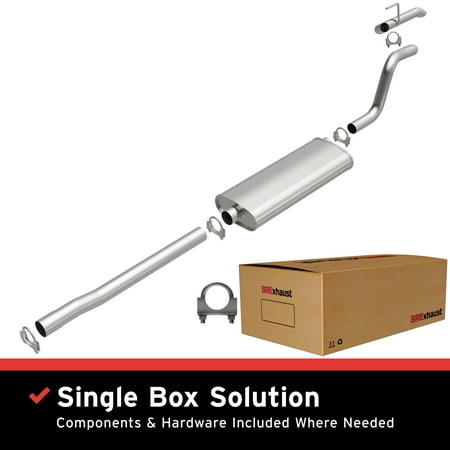 BRExhaust OE Replacement Exhaust System Kit 106-0576: Compatible with 2003-2004 Jeep Grand Cherokee 4.7L