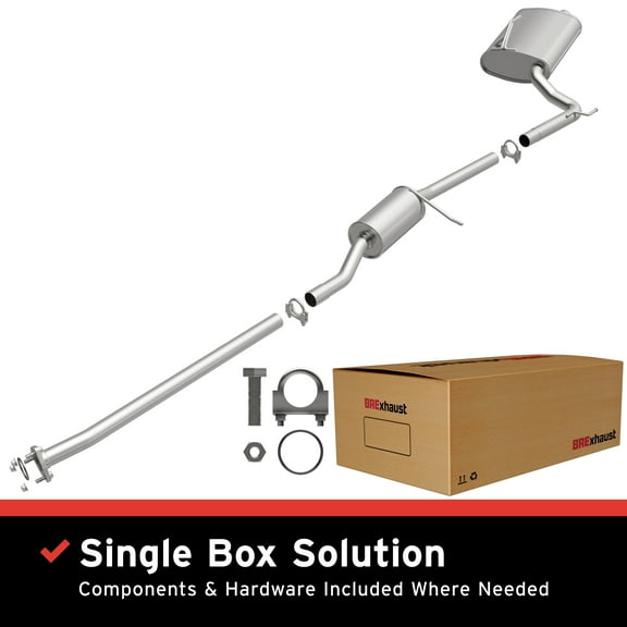 BRExhaust OE Replacement Exhaust System Kit 106-0585: Compatible with 2003-2007 Honda Accord 2.4L