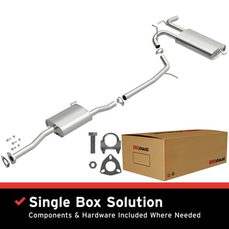 BRExhaust OE Replacement Exhaust System Kit 106-0666: Compatible with 2008-2010 Saturn Vue 2.4L