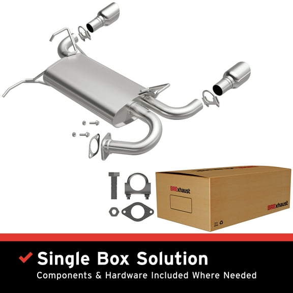 BRExhaust OE Replacement Exhaust Muffler Kit 108-0030: Compatible with 2003-2007 INFINITI G35 3.5L