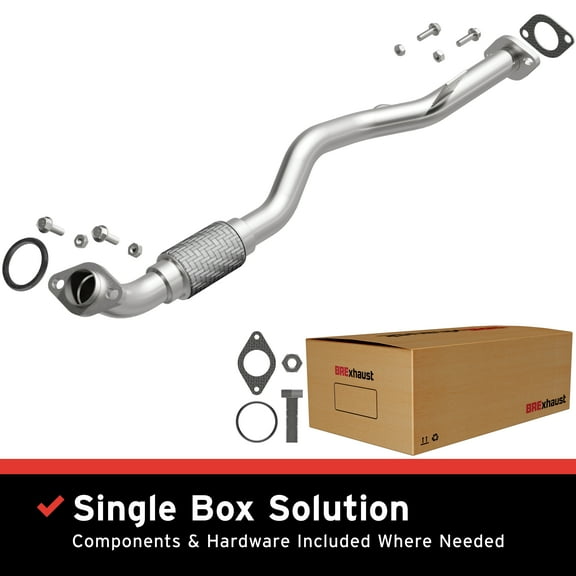 BRExhaust OE Replacement Exhaust Pipe Kit 107-0085: Compatible with 1993-1995 Geo Prizm 1.6L, 1993-1994 Geo Prizm 1.8L, 1993-1995 Toyota Corolla 1.6L, 1993-1994 Toyota Corolla 1.8L