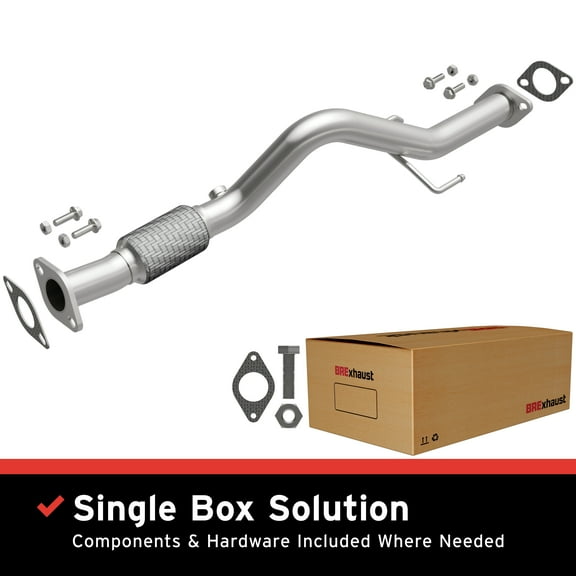 BRExhaust OE Replacement Exhaust Pipe Kit 107-0091: Compatible with 2006-2011 Hyundai Accent 1.6L, 2006-2011 Kia Rio 1.6L, 2006-2011 Kia Rio5 1.6L