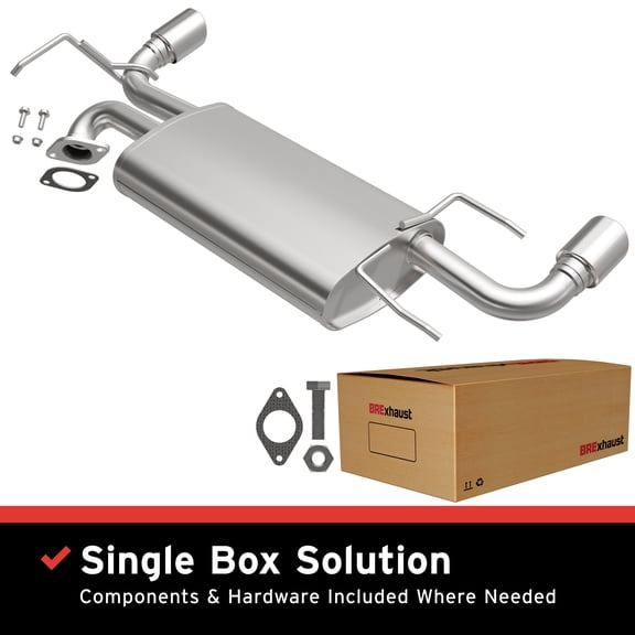BRExhaust OE Replacement Exhaust Muffler Kit 108-0029: Compatible with 2003-2007 Nissan Murano 3.5L