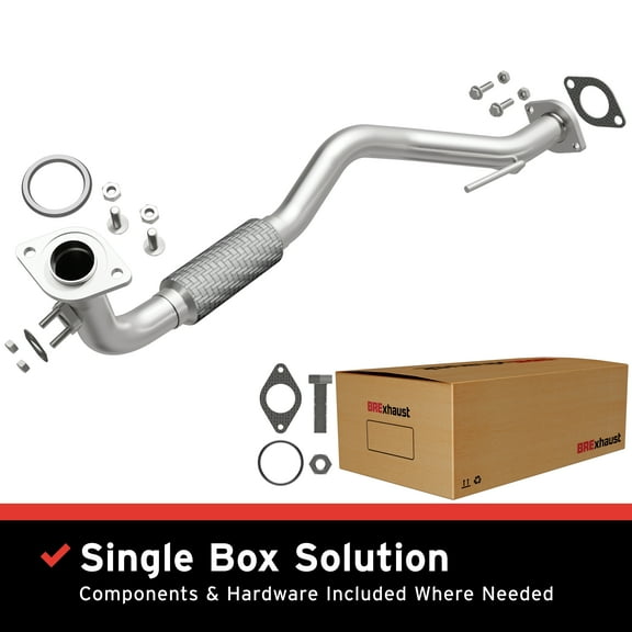 BRExhaust OE Replacement Exhaust Pipe Kit 107-0138: Compatible with 1989-1992 Geo Prizm 1.6L, 1988-1992 Toyota Corolla 1.6L