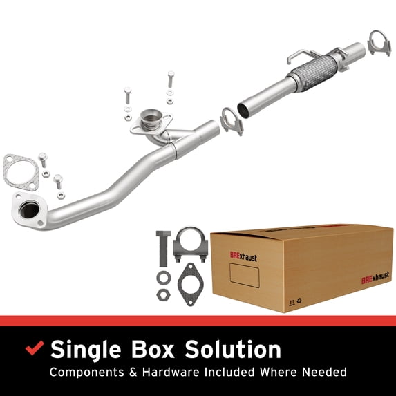 BRExhaust OE Replacement Exhaust Pipe Kit 107-0180: Compatible with 2011-2014 Ford Edge 3.5L