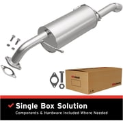 BRExhaust OE Replacement Exhaust System Kit 106-0774 Compatible with 2012-2017 Hyundai Accent 1.6L, 2012-2017 Kia Rio 1.6L