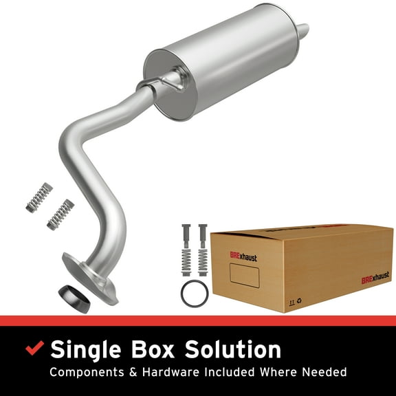 BRExhaust OE Replacement Exhaust System Kit 106-0853: Compatible with 2012-2017 Toyota Prius V 1.8L