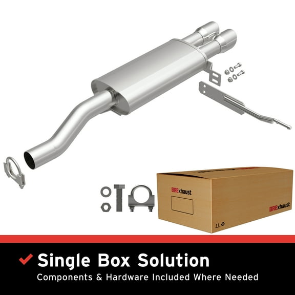 BRExhaust OE Replacement Exhaust System Kit 106-0905: Compatible with 2014-2023 Mini Cooper 2.0L