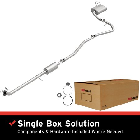 BRExhaust OE Replacement Exhaust System Kit 106-0953: Compatible with 2016-2021 Honda Civic 2.0L