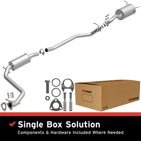 BRExhaust OE Replacement Exhaust System Kit 106-0970: Compatible with 2015-2020 Honda Fit 1.5L