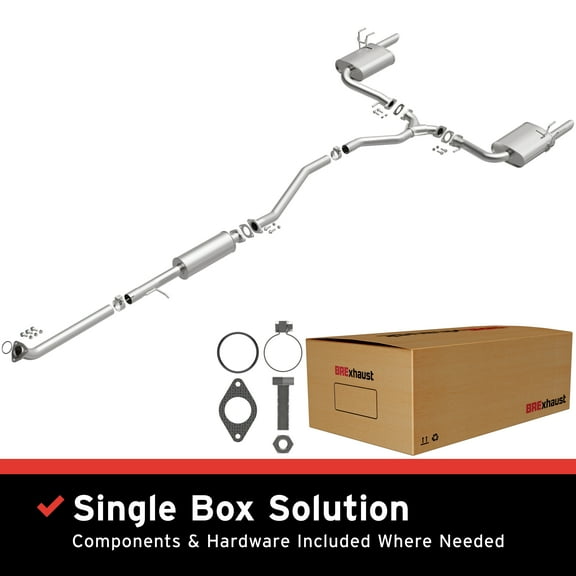 BRExhaust OE Replacement Exhaust System Kit 106-0999: Compatible with 2016-2021 Honda Civic 1.5L