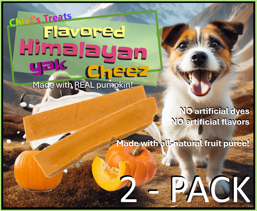 BREz Pumpkin Flavored Yak Cheese Chew