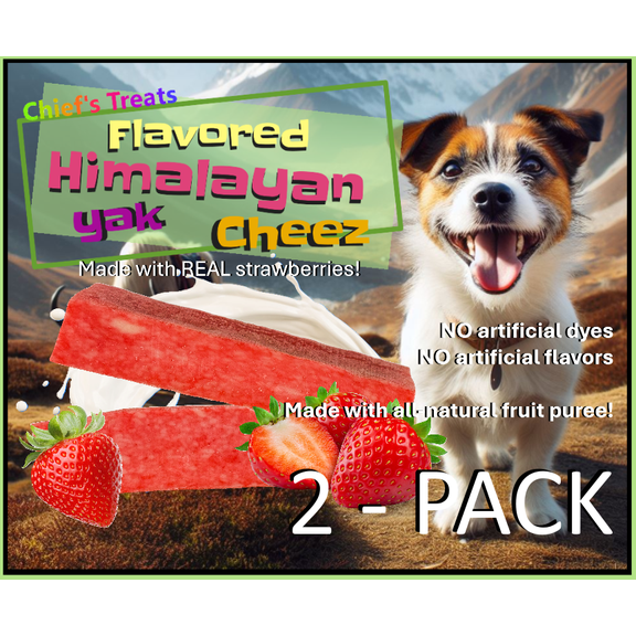 BREz Strawberry Flavored Yak Cheese Chew