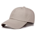 thumbnail image 1 of BRGZLK Baseball Caps for Kids Girls Boys Solid Color Casual Adjustable Sun Protection Wash Distressed Hat Khaki Free Size, 1 of 5