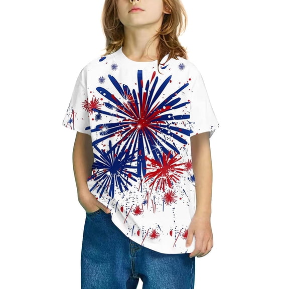 BRGZLK Boys Girls Summer Short Sleeve Shirts Cute Casual Round Neck Solid Color Tunic Tops 2025 Basic Cotton Tee Blouses Multicolor 11-12 Years